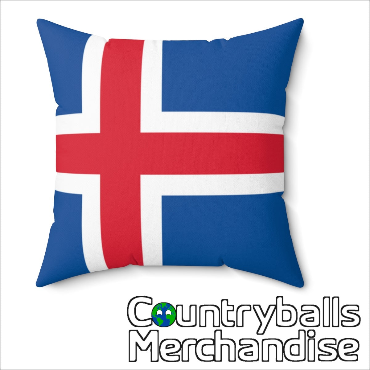2x Iceland Pillow Cases Pack CountryballsMerchandise