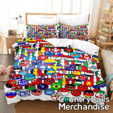 EU Size Countryballs Bedsheets Bedding Duvertcovers