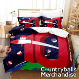 AU Size Countryballs Bedsheets Bedding Duvertcovers