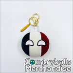 France 7cm Bag Pendant Keychain