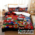 AU Size Countryballs Bedsheets Bedding Duvertcovers