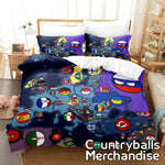 AU Size Countryballs Bedsheets Bedding Duvertcovers