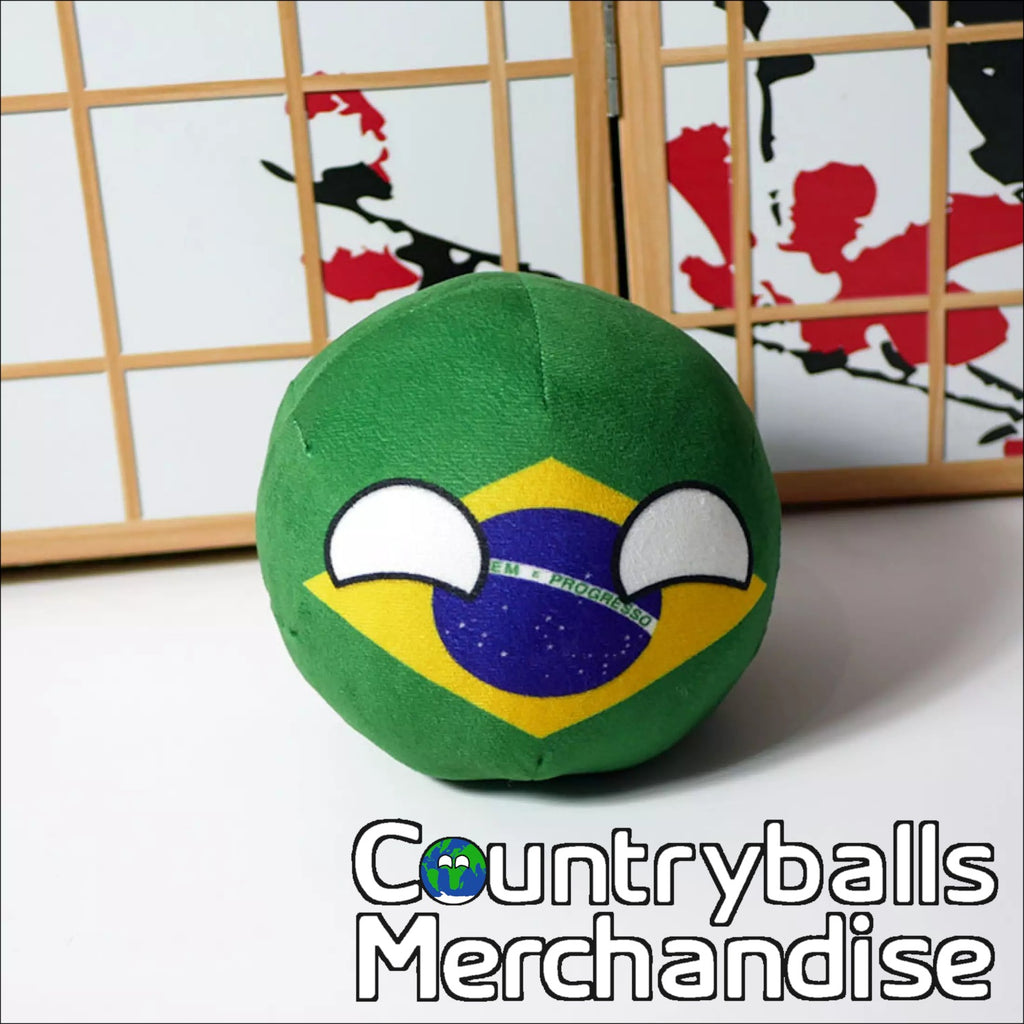 Brazil Plush by Countryballs Merchandise – CountryballsMerchandise