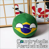 Countryballs Polandball Brazil Plush Plushie