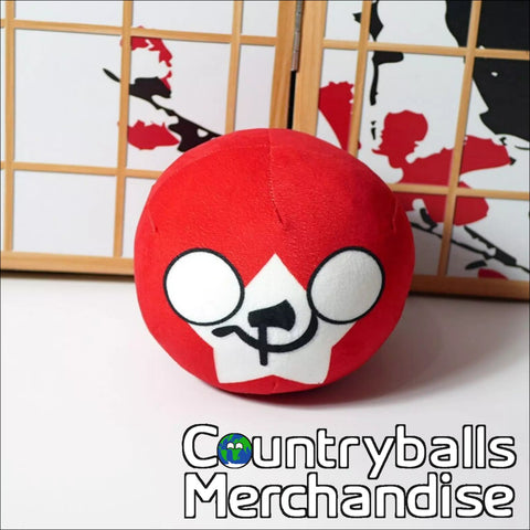 Countryballs Polandball China Red Army Communist People's Republic Plush Plushie