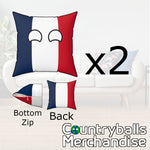 2x France Pillow Cases Pack