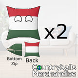 2x Hungary Pillow Cases Pack