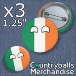 Ireland Pin Badges x3 Pack