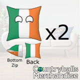 2x Ireland Pillow Cases Pack