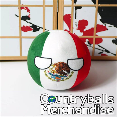 Countryballs Polandball Mexico Plush Plushie
