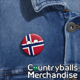 Norway Pin Badges x3 Pack
